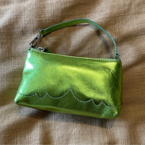 Paloma Wool Milo green leather bag NWT - Picture 8 of 15